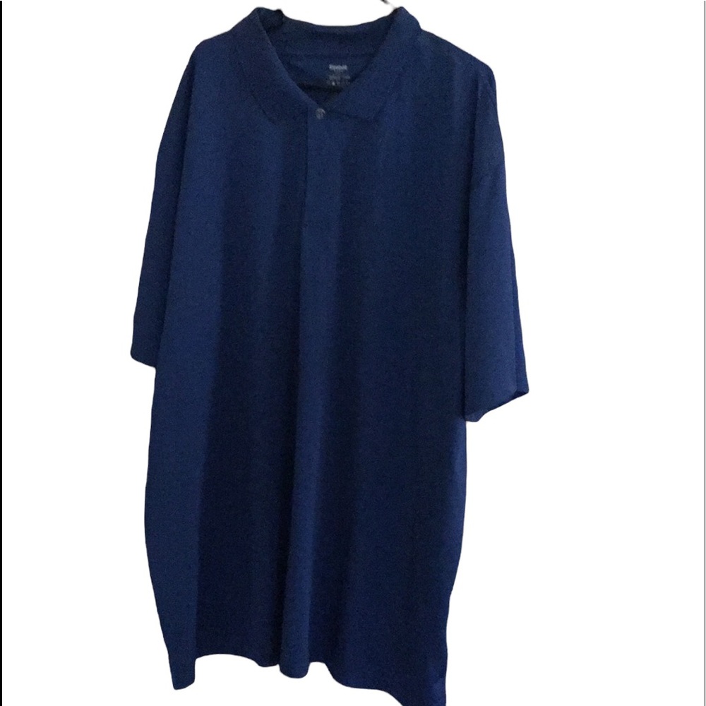Blue golf shirt